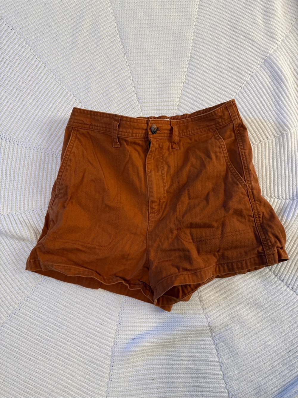 Madewell High Waist Rust Brown Women's Shorts
